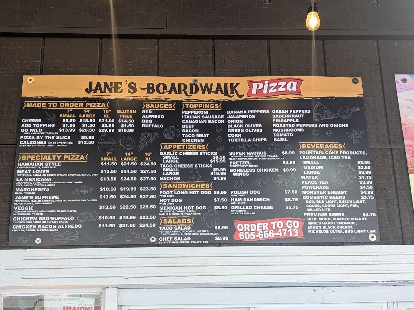 Jane's Boardwalk Pizza